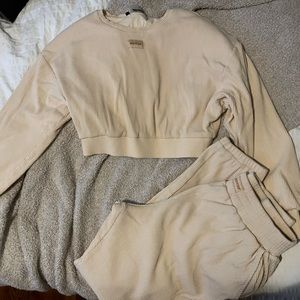 Bo Tee ribbed sweat set